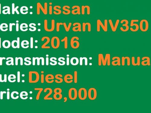 Nissan Urvan NV350 Lucena City in Philippines
