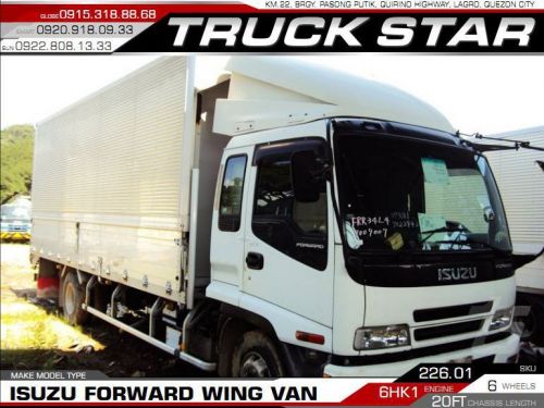 Isuzu Forward Wing Van in Philippines