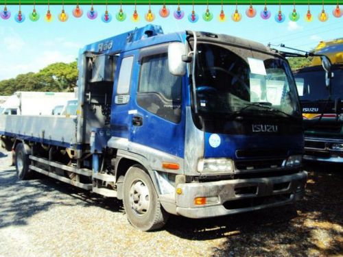 Isuzu Forward Dropside Cargo With Crane in Philippines