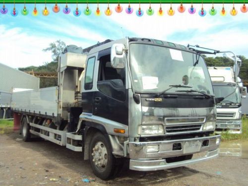 Isuzu Forward Dropside Cargo With Crane in Philippines