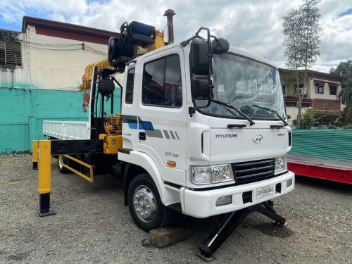 Hyundai 7 Tons Boom Truck/ Cargo Crane Truck in Philippines