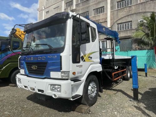 Daewoo 10 Tons Boom Truck/ Cargo Crane Truck in Philippines