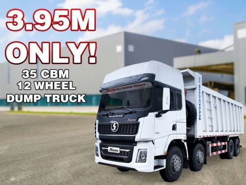 Shacman 5000 dump truck 8x4 12wheel 35 cbm brand new for sale sinotruk howo dongfeng faw in Philippines