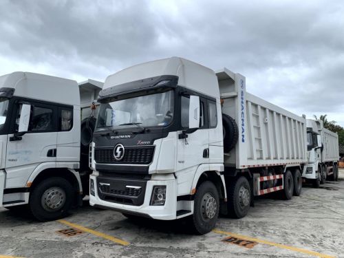 Shacman 5000 dump truck 8x4 12wheel 35 cbm brand new for sale sinotruk howo dongfeng faw in Philippines