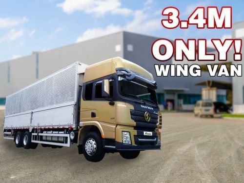 Shacman x3000 6x2 10 wheeler 32-foot aluminum wing van truck new for sale sinotruk howo dongfeng faw in Philippines