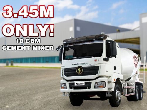 Shacman 3000 6x4 10-wheel transit cement mixer truck new for sale sinotruk howo dongfeng faw in Philippines