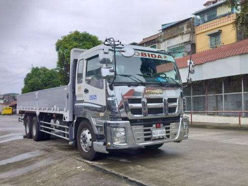 Isuzu giga sobida surplus cargo truck 6uz1 6-cylinder diesel engine, aluminum high side sobida bb 88 in Philippines