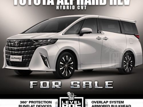 Toyota Alphard HEV CVT White Bulletproof in Philippines