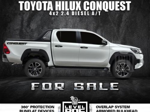 Toyota Hilux Conquest 4x2 White Armored in Philippines