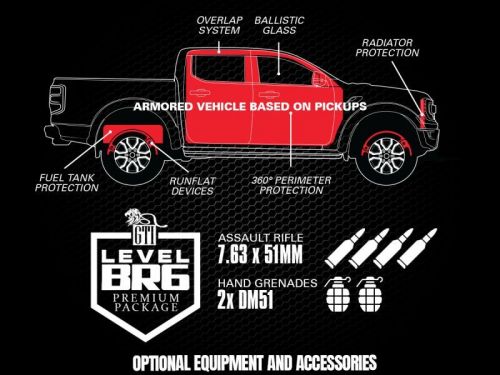 Toyota Hilux Conquest 4x2 White Armored in Philippines