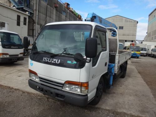 Isuzu Isuzu ELF GIGA NKR NPR 4HF1 14ft engine with 3 tonner Boom Crane 4 Section 5 Angles in Philippines