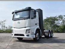 Pre-owned Asia GAC T7 6x4 10wheel electric tractor head truck for sale in 