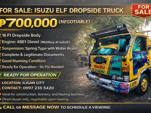 Isuzu Elf Dropside 4BE1 in Philippines