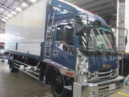 Isuzu FRR F Series 4x2 6wheeler 21 footer aluminum wing van truck in Philippines